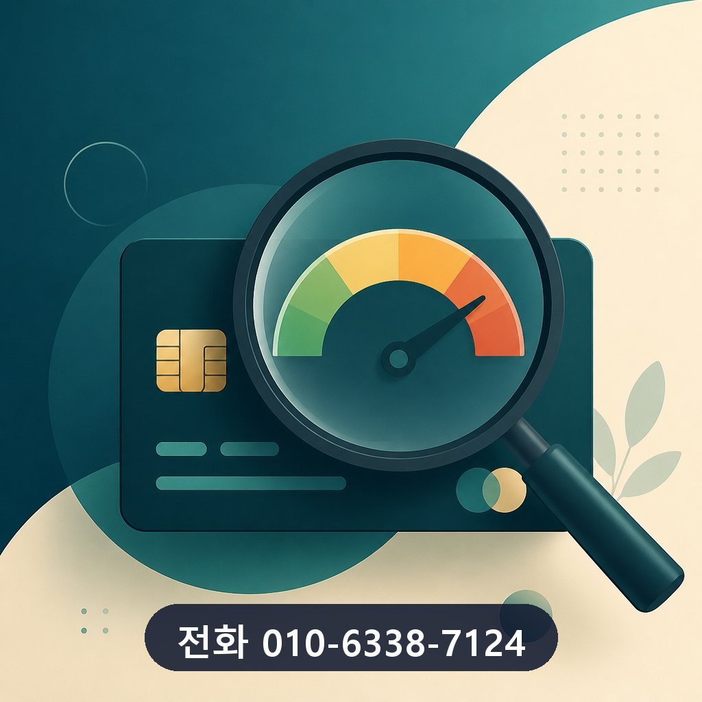 카드 잔여 현금화 한도 확인 이미지 · 문의 010-6338-7124